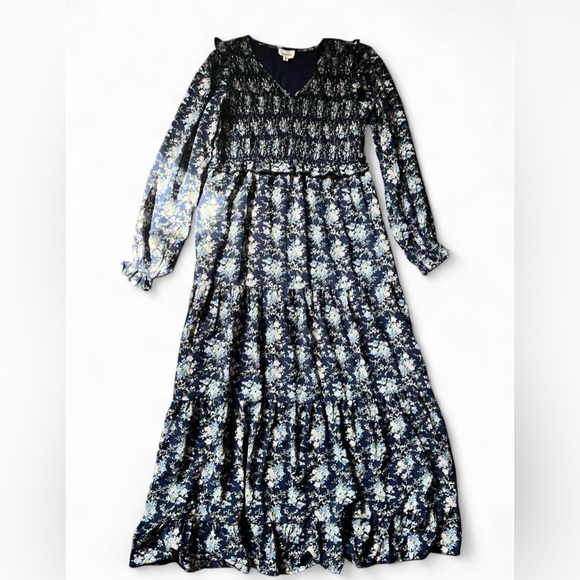 Heyson Women’s Floral Long Sleeve Maxi Dress Size S - Picture 1 of 4